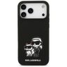 Etui Karl Lagerfeld Silicone K&C Sketch  & Logo MagSafe do iPhone 17 Pro Max czarny na NearMe.pl