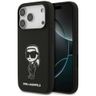 Etui Karl Lagerfeld Silicone Karl Sketch & Logo MagSafe do iPhone 17 Pro czarny na NearMe.pl