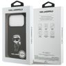 Etui Karl Lagerfeld Silicone Karl Sketch & Logo MagSafe do iPhone 17 Pro czarny na NearMe.pl