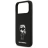 Etui Karl Lagerfeld Silicone Karl Sketch & Logo MagSafe do iPhone 17 Pro Max czarny na NearMe.pl