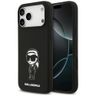 Etui Karl Lagerfeld Silicone Karl Sketch & Logo MagSafe do iPhone 17 Pro Max czarny na NearMe.pl