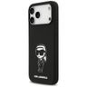 Etui Karl Lagerfeld Silicone Karl Sketch & Logo MagSafe do iPhone 17 Pro Max czarny na NearMe.pl