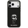 Etui Karl Lagerfeld Silicone Karl Sketch & Logo MagSafe do iPhone 17 Pro Max czarny na NearMe.pl
