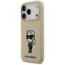 Etui Karl Lagerfeld Silicone Karl Sketch & Logo MagSafe do iPhone 17 Pro brązowy na NearMe.pl