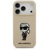 Etui Karl Lagerfeld Silicone Karl Sketch & Logo MagSafe do iPhone 17 Pro brązowy na NearMe.pl