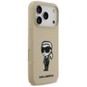 Etui Karl Lagerfeld Silicone Karl Sketch & Logo MagSafe do iPhone 17 Pro brązowy na NearMe.pl