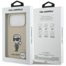 Etui Karl Lagerfeld Silicone Karl Sketch & Logo MagSafe do iPhone 17 Pro brązowy na NearMe.pl