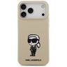 Etui Karl Lagerfeld Silicone Karl Sketch & Logo MagSafe do iPhone 17 Pro Max brązowy na NearMe.pl
