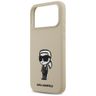 Etui Karl Lagerfeld Silicone Karl Sketch & Logo MagSafe do iPhone 17 Pro Max brązowy na NearMe.pl