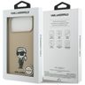 Etui Karl Lagerfeld Silicone Karl Sketch & Logo MagSafe do iPhone 17 Pro Max brązowy na NearMe.pl