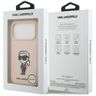 Etui Karl Lagerfeld Silicone Karl Sketch & Logo MagSafe do iPhone 17 Pro Max różowy na NearMe.pl