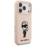 Etui Karl Lagerfeld Silicone Karl Sketch & Logo MagSafe do iPhone 17 Pro Max różowy na NearMe.pl