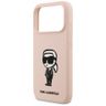 Etui Karl Lagerfeld Silicone Karl Sketch & Logo MagSafe do iPhone 17 Pro Max różowy na NearMe.pl