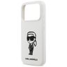 Etui Karl Lagerfeld Silicone Karl Sketch & Logo MagSafe do iPhone 17 Pro biały na NearMe.pl