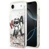 Etui Karl Lagerfeld Liquid Glitter Choupette Logo MagSafe do iPhone Air przezroczysty na NearMe.pl