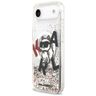 Etui Karl Lagerfeld Liquid Glitter Choupette Logo MagSafe do iPhone Air przezroczysty na NearMe.pl