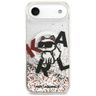 Etui Karl Lagerfeld Liquid Glitter Choupette Logo MagSafe do iPhone Air przezroczysty na NearMe.pl