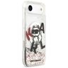 Etui Karl Lagerfeld Liquid Glitter Choupette Logo MagSafe do iPhone Air przezroczysty na NearMe.pl