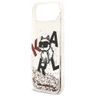 Etui Karl Lagerfeld Liquid Glitter Choupette Logo MagSafe do iPhone Air przezroczysty na NearMe.pl