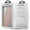 Etui Karl Lagerfeld IML Karl RSG Logo    MagSafe do iPhone 17 różowy na NearMe.pl