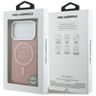 Etui Karl Lagerfeld IML Karl RSG Logo    MagSafe do iPhone 17 Pro różowy na NearMe.pl