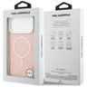 Etui Karl Lagerfeld IML Karl RSG Logo    MagSafe do iPhone 17 Pro Max różowy na NearMe.pl