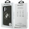 Etui Karl Lagerfeld Silicone             Karl&Choupette Ring MagSafe do iPhone 17 czarny na NearMe.pl
