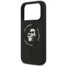 Etui Karl Lagerfeld Silicone             Karl&Choupette Ring MagSafe do iPhone 17 Pro Max czarny na NearMe.pl