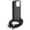 Etui Karl Lagerfeld Crossbody Grained    Pattern & Logo do iPhone 16 Pro Max szary na NearMe.pl