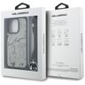 Etui Karl Lagerfeld Crossbody Grained    Pattern & Logo do iPhone 16 Pro Max szary na NearMe.pl