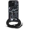 Etui Karl Lagerfeld Crossbody Grained    Pattern & Logo do iPhone 16 Pro Max czarny na NearMe.pl