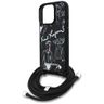 Etui Karl Lagerfeld Crossbody Grained    Pattern & Logo do iPhone 16 Pro Max czarny na NearMe.pl