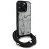 Etui Karl Lagerfeld Crossbody Grained    Pattern & Logo do iPhone 16 Pro szary na NearMe.pl