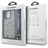 Etui Karl Lagerfeld Crossbody Grained    Pattern & Logo do iPhone 16 Pro szary na NearMe.pl