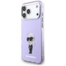 Etui Karl Lagerfeld IML Aquarelle Karl   & Choupette & Logo MagSafe do iPhone 17 Pro Max fioletowy na NearMe.pl