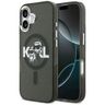 Etui Karl Lagerfeld IML Glitter Karl &   Choupette Sketch Logo MagSafe do iPhone 17 czarny na NearMe.pl