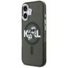 Etui Karl Lagerfeld IML Glitter Karl &   Choupette Sketch Logo MagSafe do iPhone 17 czarny na NearMe.pl