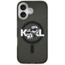 Etui Karl Lagerfeld IML Glitter Karl &   Choupette Sketch Logo MagSafe do iPhone 17 czarny na NearMe.pl
