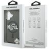 Etui Karl Lagerfeld IML Glitter Karl &   Choupette Sketch Logo MagSafe do iPhone 17 czarny na NearMe.pl