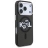 Etui Karl Lagerfeld IML Glitter Karl &   Choupette Sketch Logo MagSafe do iPhone 17 Pro czarny na NearMe.pl