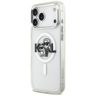 Etui Karl Lagerfeld IML Glitter Karl &   Choupette Sketch Logo MagSafe do iPhone 17 Pro Max przezroczysty na NearMe.pl