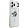 Etui Karl Lagerfeld IML Glitter Karl &   Choupette Sketch Logo MagSafe do iPhone 17 Pro Max przezroczysty na NearMe.pl
