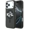 Etui Karl Lagerfeld IML Glitter Karl &   Choupette Sketch Logo MagSafe do iPhone 17 Pro Max czarny na NearMe.pl