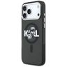 Etui Karl Lagerfeld IML Glitter Karl &   Choupette Sketch Logo MagSafe do iPhone 17 Pro Max czarny na NearMe.pl