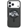 Etui Karl Lagerfeld IML Glitter Karl &   Choupette Sketch Logo MagSafe do iPhone 17 Pro Max czarny na NearMe.pl