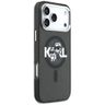 Etui Karl Lagerfeld IML Glitter Karl &   Choupette Sketch Logo MagSafe do iPhone 17 Pro Max czarny na NearMe.pl