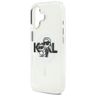 Etui Karl Lagerfeld IML Glitter Karl &   Choupette Sketch Logo MagSafe do iPhone 17 przezroczysty na NearMe.pl
