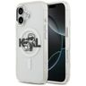 Etui Karl Lagerfeld IML Glitter Karl &   Choupette Sketch Logo MagSafe do iPhone 17 przezroczysty na NearMe.pl