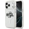 Etui Karl Lagerfeld IML Glitter Karl &   Choupette Sketch Logo MagSafe do iPhone 17 Pro przezroczysty na NearMe.pl