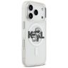 Etui Karl Lagerfeld IML Glitter Karl &   Choupette Sketch Logo MagSafe do iPhone 17 Pro przezroczysty na NearMe.pl